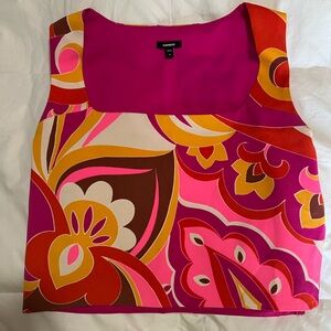 NWOT Express Printed Crop Tops (M)